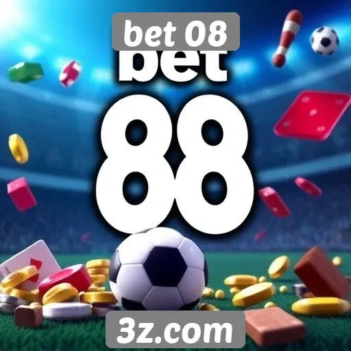 Variedade de jogos disponíveis na bet 08